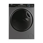 Haier HWD100-B14959S8U1 Freestanding Washer Dryer with LED Display, 10+6kg Load, 1400RPM, Direct Motion, Graphite