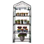 Gardman R687 4-Tier Mini Greenhouse, 27" Long x 18" Wide x 63" High