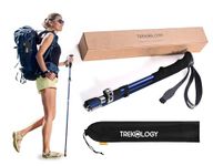 TREKOLOGY Hiking Poles Walking Stick for Hiking Trekking Poles Hiking Stick Hiking Poles Collapsible Lightweight Baton De Marche Walking Poles for Women Walking Sticks for Seniors TREKZ SE 1pc