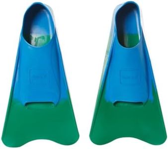 Sporti Essential Training Swim Fins (Color) - M 11-12 / W 12-13 (GreenBlue)