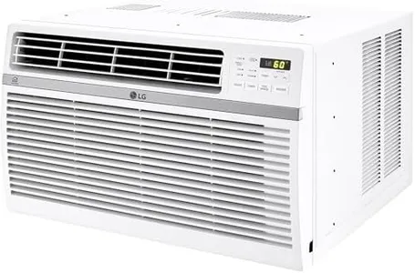 LG 12,000 BTU Smart Window Air Conditioner, 115V, AC Window Unit for Rooms up to 550 Sq. Ft., Perfect for Kitchen or Living Room, Phone & Voice Control, Works with LG ThinQ, Amazon Alexa, Hey Google