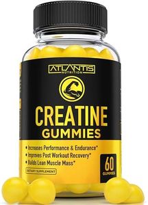 Creatine Monohydrate Gummies for Strength & Athletic Performance - 5g Creatine Per Serving - Creatine Chews to Build Muscle, Increase Performance & Improve Post Workout Recovery - 60 Gummies