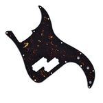 Dopro 13 Hole Precision Bass Pickguard PB P Bass Scratch Plate for USA/Mexican FD Precision Bass Dark Tortoise