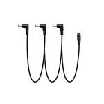 Musiclily Pro DC 9V Power Jack Splitter Adapter 1 for 3 Way Daisy Chain Power Cable for Guitar Effect Pedals