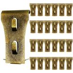 Brick Clips 24Pcs Brick Hooks Hangers for Hanging Outdoors Picture Hangers Brick Wall Indoors,Fit 2-1/4" to 2-3/8" Mount on Brick No Drill