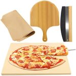 KITment 13 PCS Pizza Stone Set, 19"