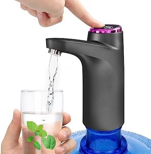 Water Bottle Pump USB Charging Automatic Drinking Water Pump Dispenser Electric Water Dispenser for Universal 5 Gallon Bottle Wireless & Portable for Home Kitchen Office Use