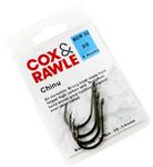 Cox & Rawle Chinu Hook - Black, Size 3/0