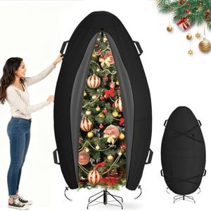 Upright Christmas Tree Storage Cover/Bag, 600D Oxford Xmas Tree Cover