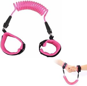 Bracciale Sicurezza Bambino, 1.5m Braccialetto Anti-Smarrimento per Bambini, Guinzaglio per Bambini Anti-Perso, Anti Perso Del Polso Cintura, Polso Regolabile, per Sicurezza per Passeggiate, Strada