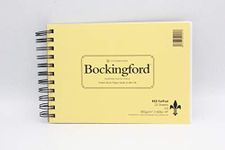 (A5) - R K Burt Bockingford Watercolour Paper pad Hot Pressed Fat pad 25 Sheets (A5)