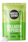 Hunter & Gather Bovine Collagen Powder 400g | Pure Unflavoured Premium Hydrolysed Bovine Collagen Peptides Powder for Hair Skin Nails Muscles | Collagen Supplements for Women and Men