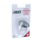 Bialetti La Cafetiere compatible with Filter Funnel To Suit- Moka Dama 3 Cup, Part, Silver, 12 x 7,5 x 19,5 cm