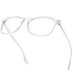 WINTOO® Blue Cut Computer Glasses for Eye Protection | Zero Power Anti Glare Blue Light Blocking Filter Glasses | UV Protection Specs for Men & Women | TR90 Frames Blue Cut Lenses (Clear)