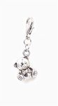 It's All About.You! Teddy Bear Clip on Charm Perfect for Necklaces and Bracelets 97Ah