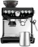 Sage - The Barista Express - Bean to Cup Coffee Machine with Grinder and Manual Milk Frother - 16 Grind Settings, 15 Bar Pump, PID Temp Control, Black Sesame