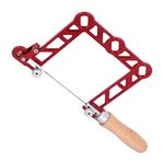 Coping Saw Hand Saw, Woodworker Fret Saw Fret Saw Coping Frame for Wood, Plastic, Rubber, and Soft Metal Cutting 4in