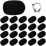 LUTER 20pcs Mini Foam Microphone Wi