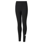 PUMA Girl's Ess Logo Leggings Tights, Puma Black, 11-12 Years UK