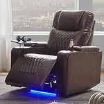 Merax Power Recliner Chair, Leather