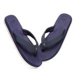 YOHO Drift Orthopedic Slippers for Men | Soft Footpharma Footbed | Breathable Ventilation Holes | Lightweight Flip Flops | Anti-Skid Chappals for Everyday | Mystery Blue - UK 8