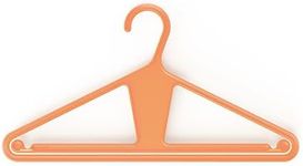 Kangaroo™ 100% Recycled High-Strength Clothing Hanger, Pants, Shirt, Jacket Hanger - Patented, Heavy Duty, Recycled, Suit Hanger, Coat Hanger, Non-Slip, Hangeroo™ (Tangerine 10-Pack)