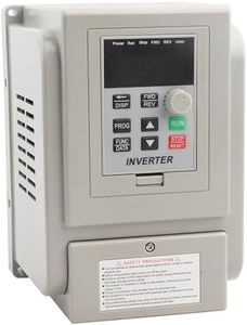 Bewinner 4KW VFD Frequency Inverter, AT1-04K0X Single Phase Frequency Converter VFD Speed Controller for 3 Phase AC Motors with Good Trigger Safety