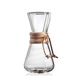 Chemex Pour-Over Glass Coffeemaker - Classic Series - 3-Cup - Exclusive Packaging…