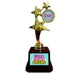 Yaya Cafe Trophy for Friend, Worlds Friend Award - Star Golden