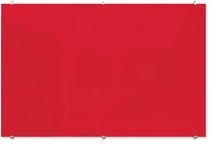 Best-Rite Visionary Colors Magnetic Glass Dry Erase Whiteboard, 4 x 8 Feet, Deep Red (83846-Red)