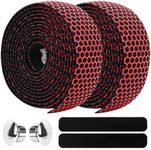 Oumers Bike Handlebar Tape, Road Bike Handle Tape Bike Handle Straps Anti-Slip Bicycle Handlebar Grip Tape Self Adhesive Handle Tape Cycling Bike Handle Wraps