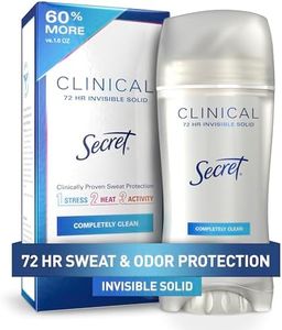 Secret Clinical Strength Antiperspirant and Deodorant for Women Invisible Solid Completely Clean 2.6 Oz