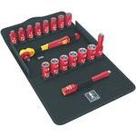 Wera 8100 SB 1 Zyklop VDE and Socket set, 17pc, 05004970001