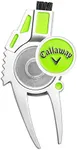 Callaway Unisex's 4-in-1 4-in-1 Divot Repair Tool, Silver/Green, One size