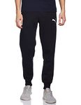 Puma Men's Fitted Pants (58671451_Black-Cat_XL)