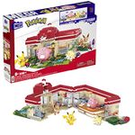 MEGA Pokémon Playset, Forest Pokemon Center Includes Pikachu, Chansey, Eevee, and Togepi, Building Toys for Kids and Adults, Collectible Character Model with 648 Pieces, Toy for Ages 8 and Up, HNT93