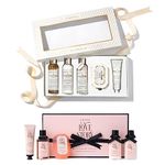 Kimirica Premium Gift Box with shower gel, Bath salt, Soap & Body Lotion | Self Care Gift Set | Gifts for Women & Men | 100% Vegan | Pack of 2 Luxury Gift set