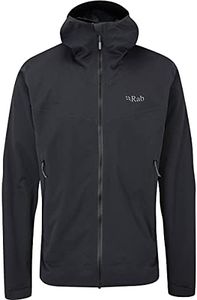 Rab Men's Kinetic 2.0 Hooded Waterproof Lightweight Jacket for Hiking and Trekking - Beluga - X-Large