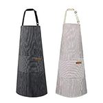 2 Pack Apron, Cotton Cooking Kitche