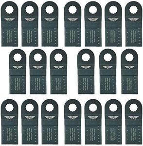 20 x TopsTools WX35F_20 OMT Fine Tooth Blades for Rockwell F30 F50 F80 Sonicrafter AEG Ryobi Worx Multitool Multi Tool Accessories