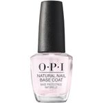 O.P.I Natural Nail Base Coat | 15 ml | Transparent Nail Paint with Smooth Finish | Clear Nail Polish Base Coat | Long Lasting Nail Protector