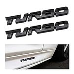 AICEL Turbo Car Emblem, 2 PCS 3D Me