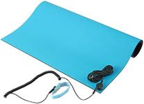 MWRF ESD Mat Kit with Wrist Strap and Grounding Cord (18" x 30", Blue)