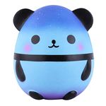 Anboor Squishies Panda Egg Jumbo Squishy Slow Rising Squeeze Toys Scented Kawaii Squishies Animal Toy for Kids Adults 1 Pcs (Galaxy)