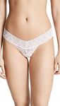 Hanky Panky Women's Signature Lace Low Rise Thong Panty, Bliss Pink, One Size