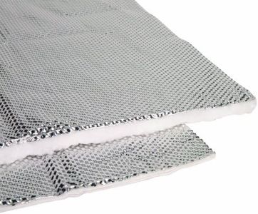 Heatshield Products 175102 Heatshield Armor 1/2" Thick x 1' Wide x 2' Long Exhaust Pipe Heat Shield,Silver/Aluminum