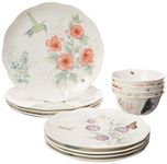 Lenox 883319 Butterfly Meadow Flutter 12-Piece Dinnerware Set