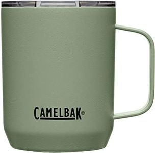 CamelBak Horizon 350 ml Camp Mug - Insulated Stainless Steel - Tri-Mode Lid - Moss