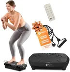 Lifepro Vibration Plate Exercise Machine with Magnetic Acupoints, Whole Full Body Vibration Platform Machine for Beginners & Recovery, Vibration Plate for Lymphatic Drainage, Full Body Workout Machine