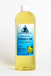 Canola Seed Oil Refined Organic Carrier Cold Pressed Natural Fresh 100% Pure 16 oz, 473 ml